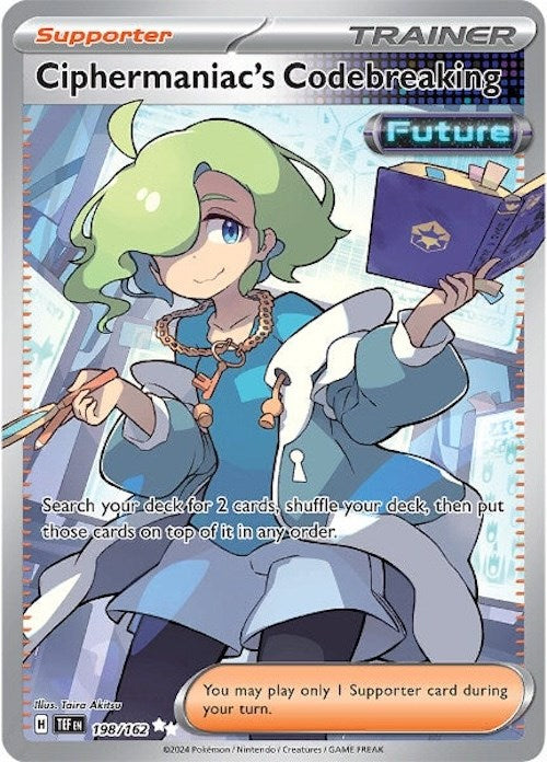 Ciphermaniac's Codebreaking (198/162) [Scarlet & Violet: Temporal Forces] | Jomio and Rueliete's Cards and Comics