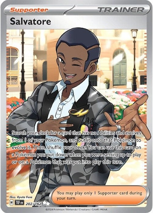 Salvatore (202/162) [Scarlet & Violet: Temporal Forces] | Jomio and Rueliete's Cards and Comics