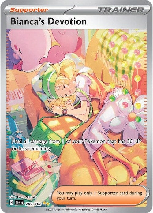 Bianca's Devotion (209/162) [Scarlet & Violet: Temporal Forces] | Jomio and Rueliete's Cards and Comics