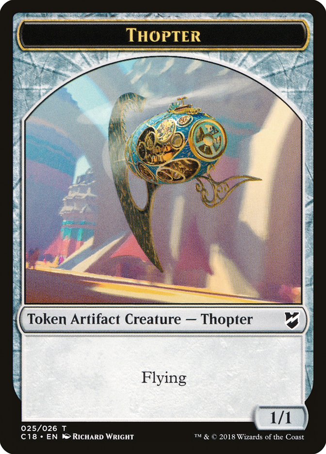 Thopter Token (025/026) [Commander 2018 Tokens] | Jomio and Rueliete's Cards and Comics