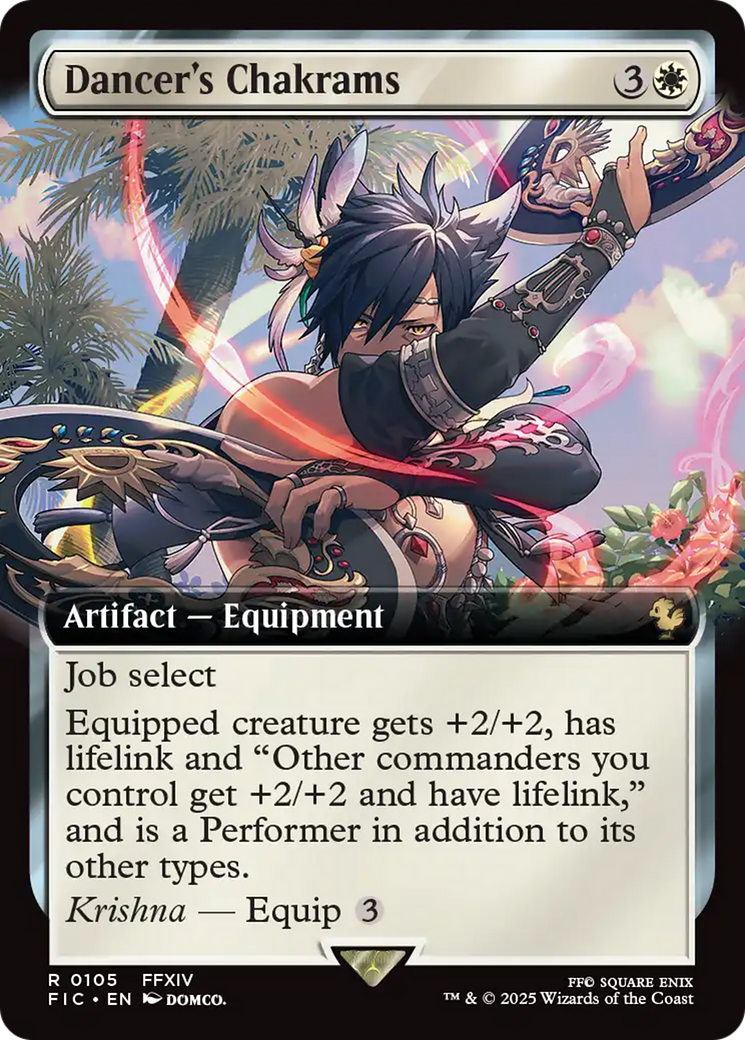 Dancer's Chakrams (Extended Art) [FINAL FANTASY Commander] | Jomio and Rueliete's Cards and Comics