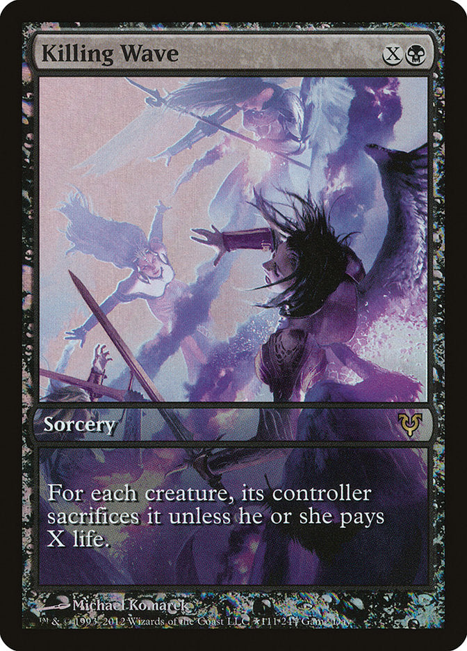 Killing Wave (Game Day) [Avacyn Restored Promos] | Jomio and Rueliete's Cards and Comics