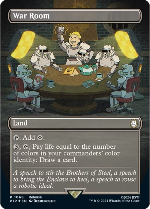 War Room (Borderless) [Fallout Promos] | Jomio and Rueliete's Cards and Comics