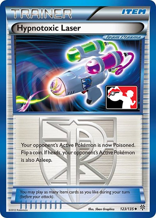 Hypnotoxic Laser (123/135) (Team Plasma) [League & Championship Cards] | Jomio and Rueliete's Cards and Comics