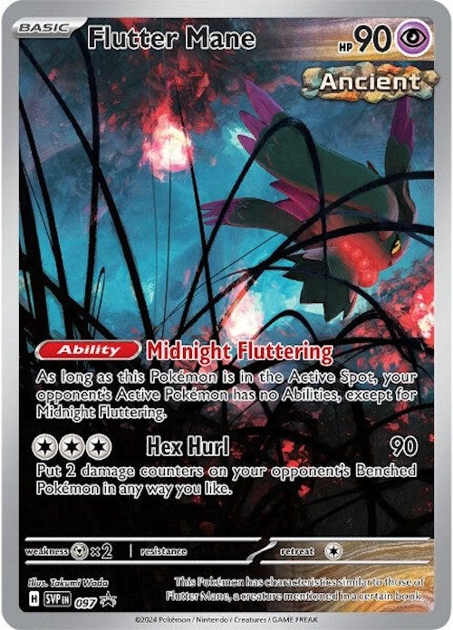Flutter Mane (097) [Scarlet & Violet: Black Star Promos] | Jomio and Rueliete's Cards and Comics