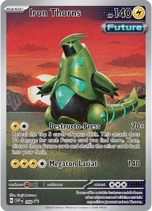 Iron Thorns (098) [Scarlet & Violet: Black Star Promos] | Jomio and Rueliete's Cards and Comics