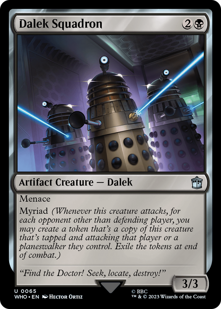 Dalek Squadron [Doctor Who] | Jomio and Rueliete's Cards and Comics