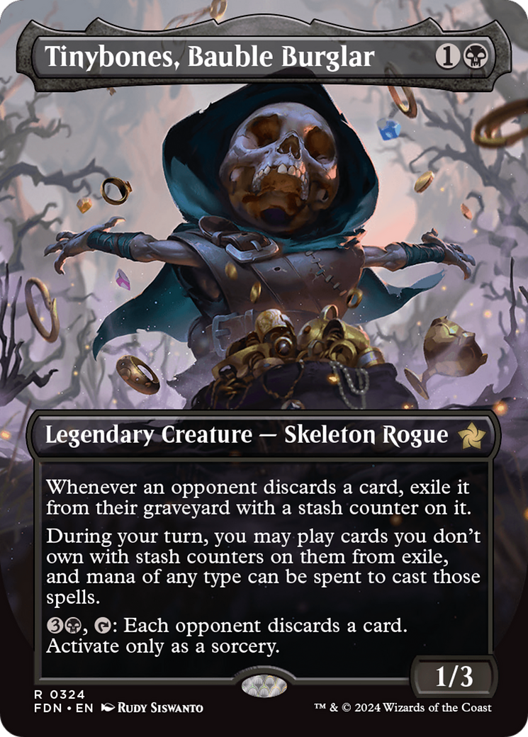 Tinybones, Bauble Burglar (Borderless) [Foundations] | Jomio and Rueliete's Cards and Comics