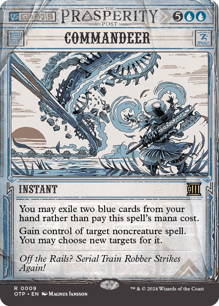 Commandeer [Outlaws of Thunder Junction: Breaking News] | Jomio and Rueliete's Cards and Comics