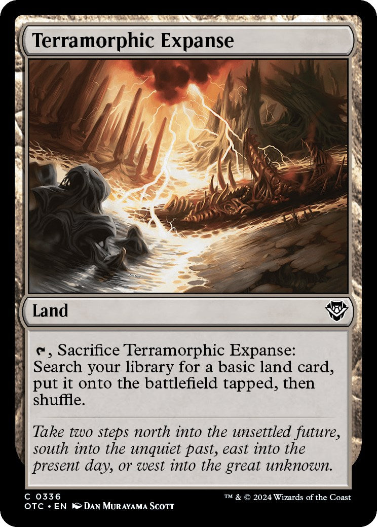 Terramorphic Expanse [Outlaws of Thunder Junction Commander] | Jomio and Rueliete's Cards and Comics