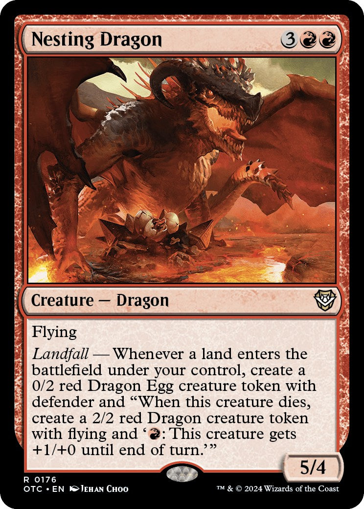 Nesting Dragon [Outlaws of Thunder Junction Commander] | Jomio and Rueliete's Cards and Comics