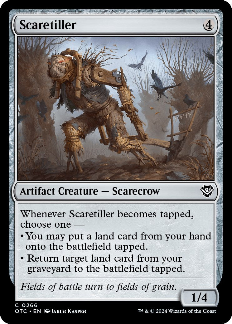 Scaretiller [Outlaws of Thunder Junction Commander] | Jomio and Rueliete's Cards and Comics