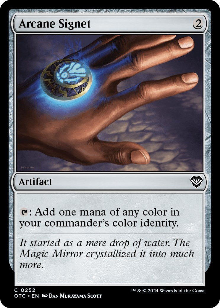 Arcane Signet [Outlaws of Thunder Junction Commander] | Jomio and Rueliete's Cards and Comics
