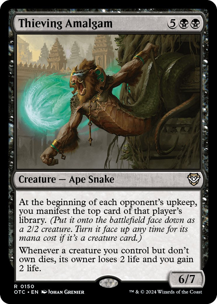 Thieving Amalgam [Outlaws of Thunder Junction Commander] | Jomio and Rueliete's Cards and Comics
