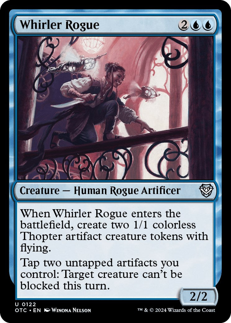 Whirler Rogue [Outlaws of Thunder Junction Commander] | Jomio and Rueliete's Cards and Comics