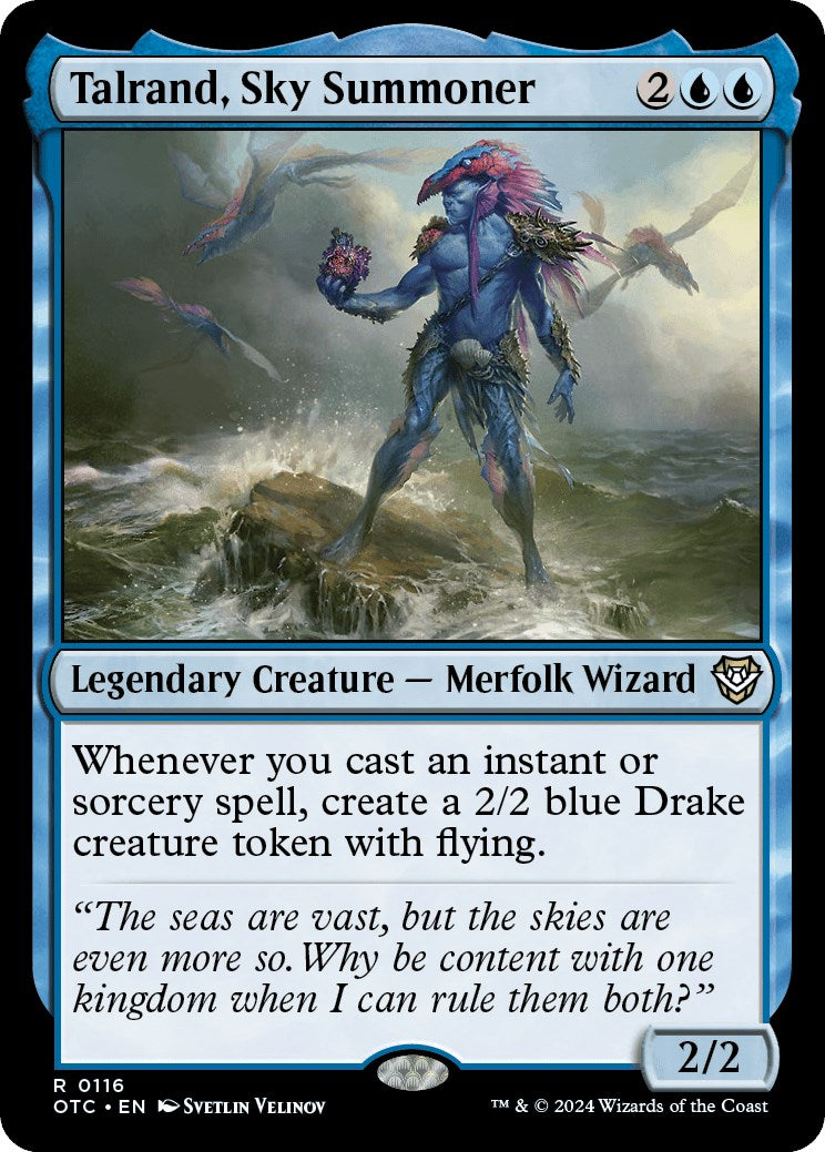Talrand, Sky Summoner [Outlaws of Thunder Junction Commander] | Jomio and Rueliete's Cards and Comics