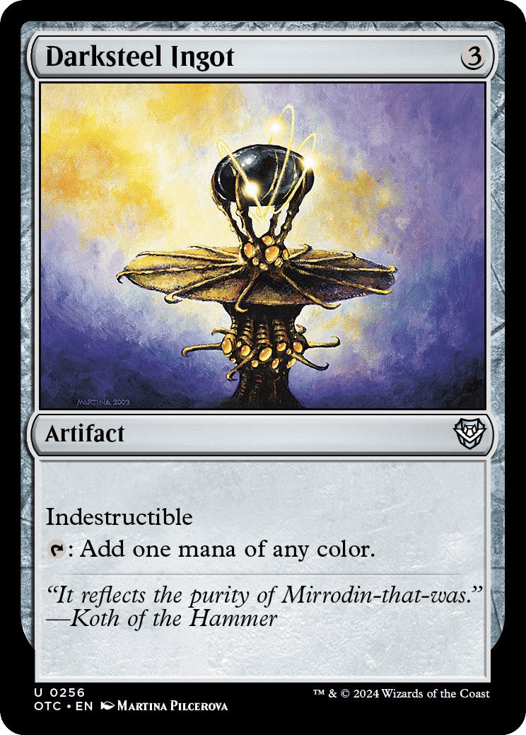 Darksteel Ingot [Outlaws of Thunder Junction Commander] | Jomio and Rueliete's Cards and Comics