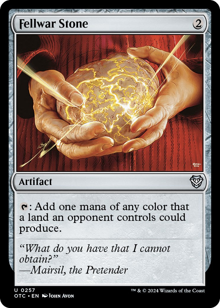 Fellwar Stone [Outlaws of Thunder Junction Commander] | Jomio and Rueliete's Cards and Comics