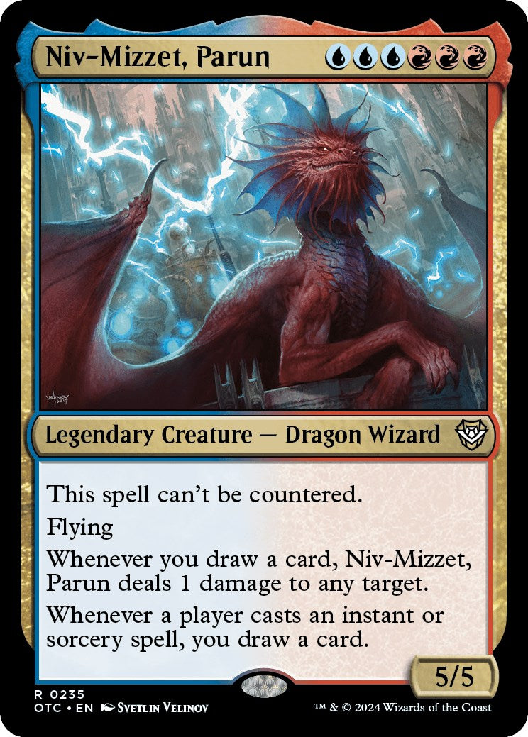 Niv-Mizzet, Parun [Outlaws of Thunder Junction Commander] | Jomio and Rueliete's Cards and Comics