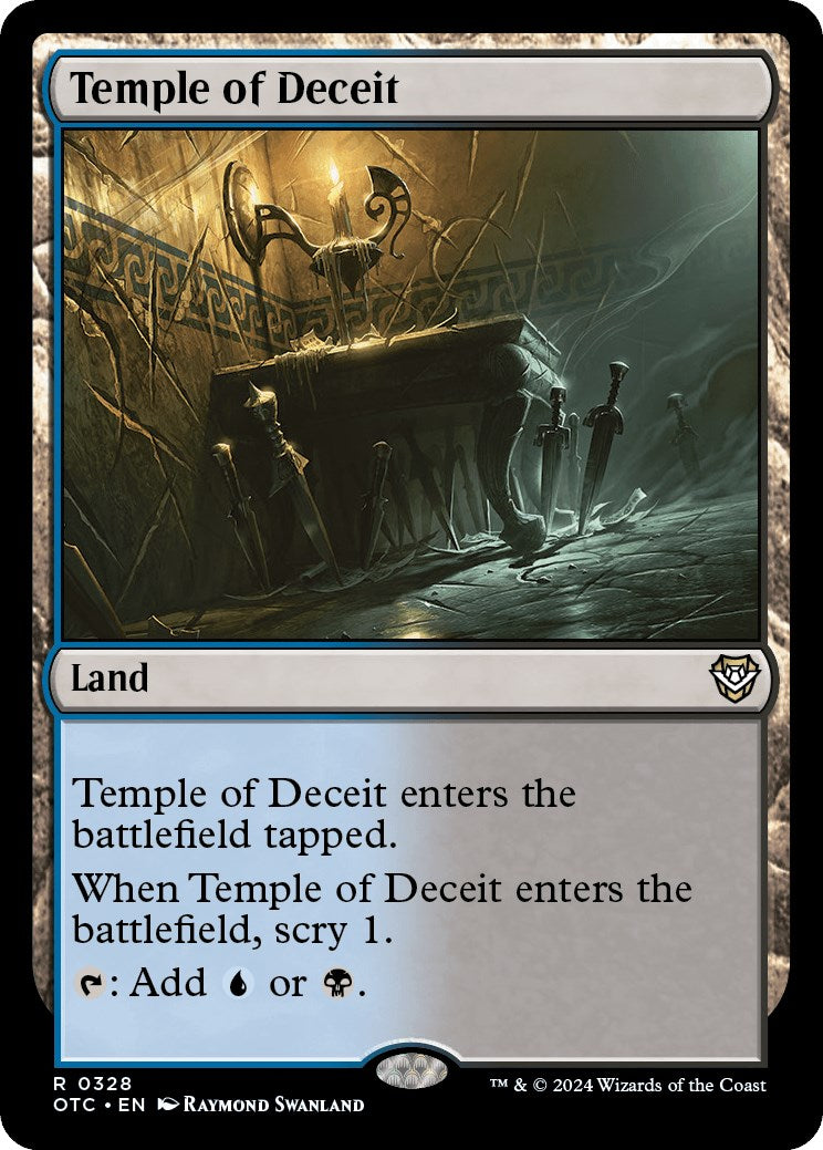 Temple of Deceit [Outlaws of Thunder Junction Commander] | Jomio and Rueliete's Cards and Comics