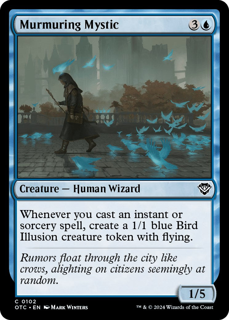 Murmuring Mystic [Outlaws of Thunder Junction Commander] | Jomio and Rueliete's Cards and Comics