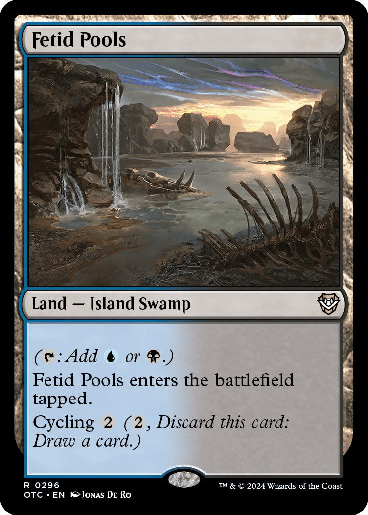 Fetid Pools [Outlaws of Thunder Junction Commander] | Jomio and Rueliete's Cards and Comics