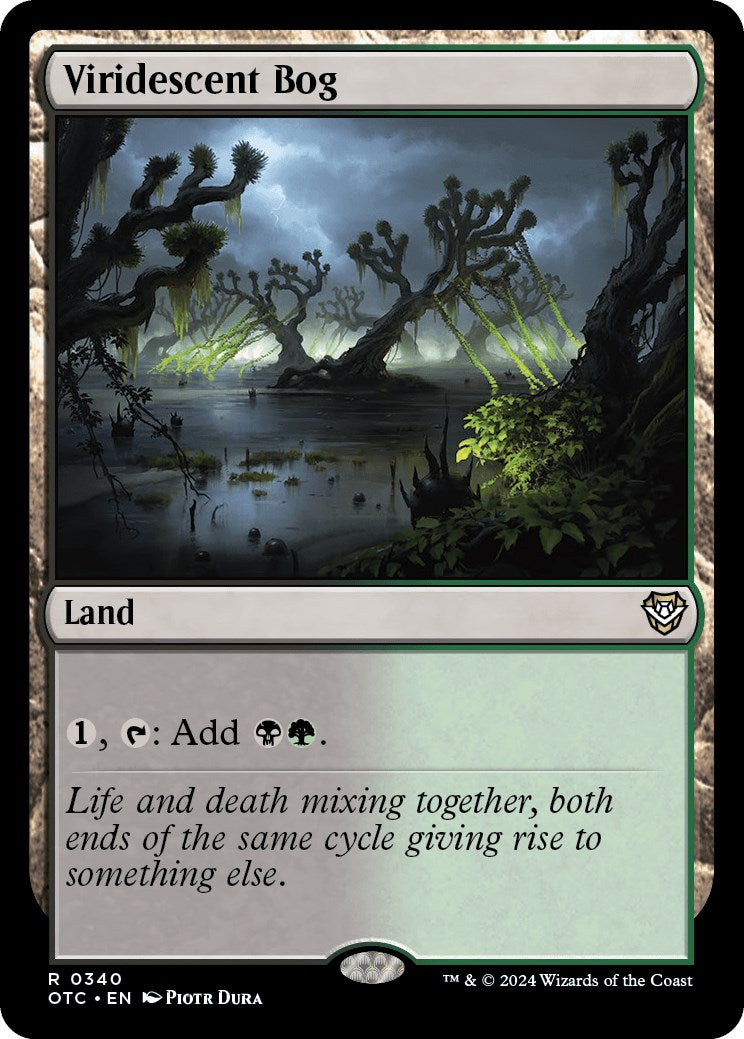 Viridescent Bog [Outlaws of Thunder Junction Commander] | Jomio and Rueliete's Cards and Comics
