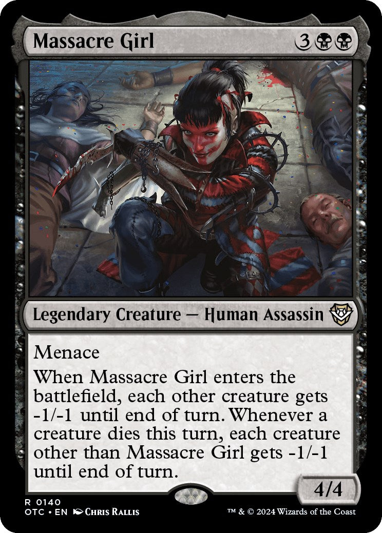 Massacre Girl [Outlaws of Thunder Junction Commander] | Jomio and Rueliete's Cards and Comics