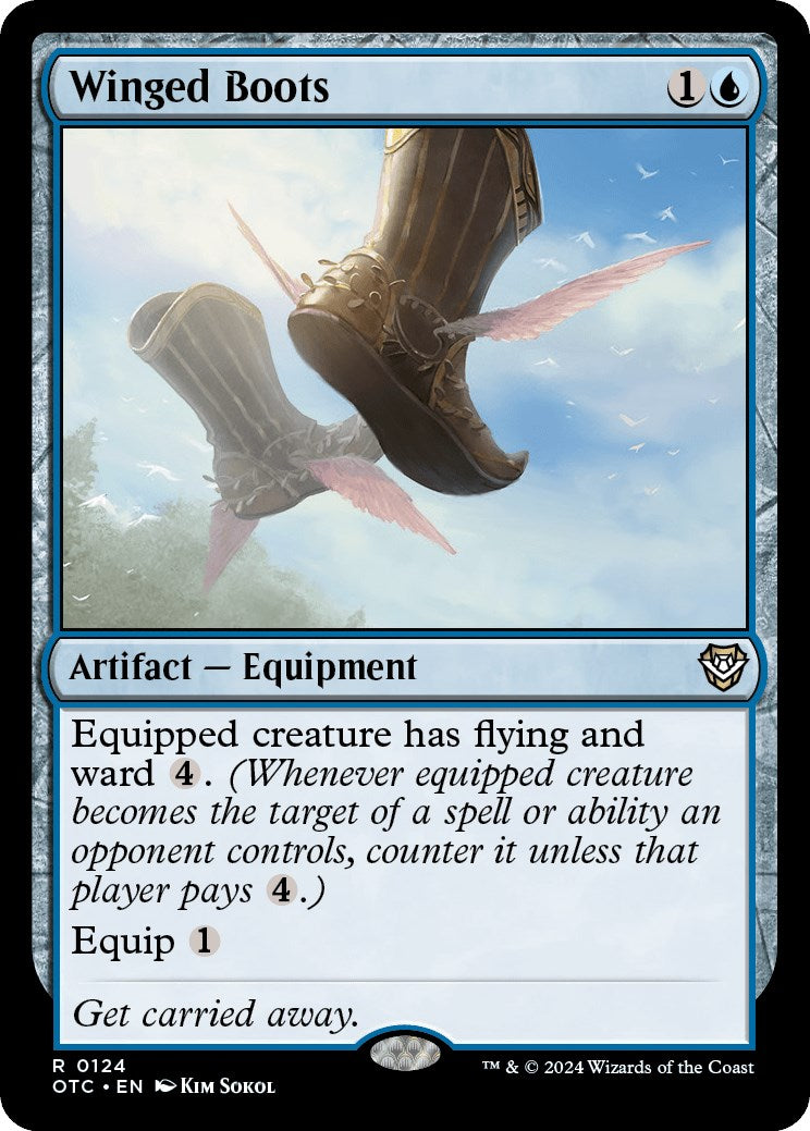 Winged Boots [Outlaws of Thunder Junction Commander] | Jomio and Rueliete's Cards and Comics