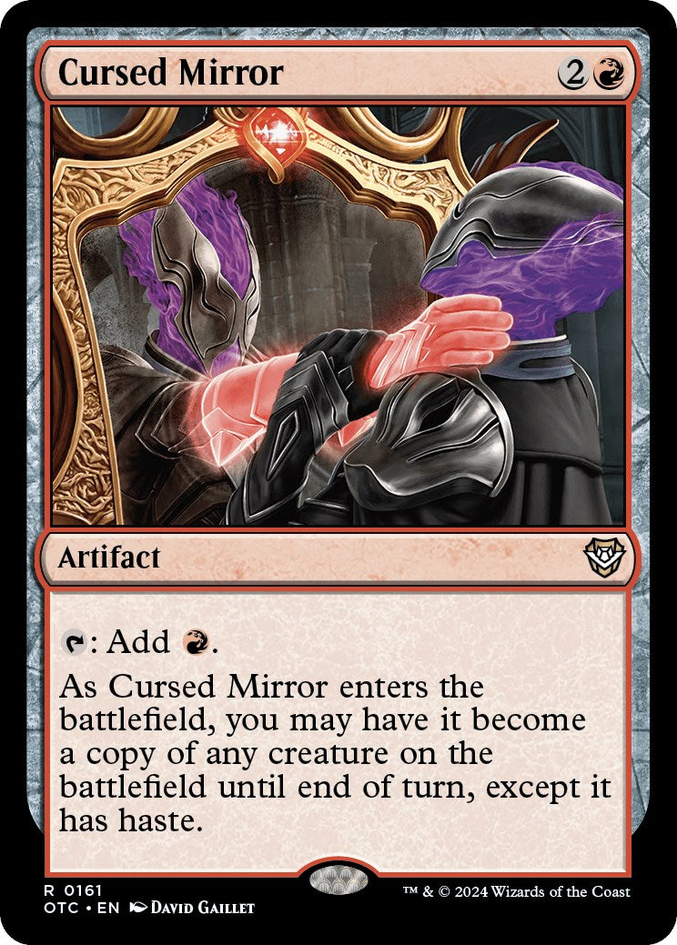 Cursed Mirror [Outlaws of Thunder Junction Commander] | Jomio and Rueliete's Cards and Comics