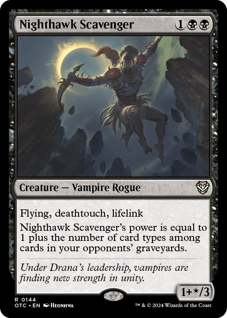 Nighthawk Scavenger [Outlaws of Thunder Junction Commander] | Jomio and Rueliete's Cards and Comics
