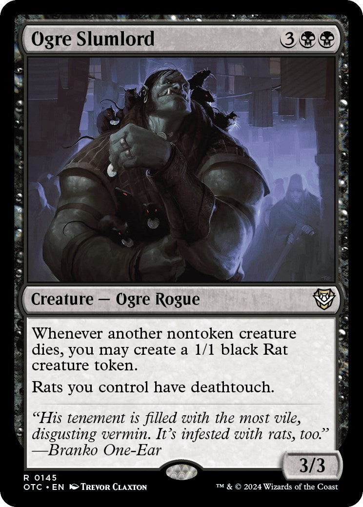 Ogre Slumlord [Outlaws of Thunder Junction Commander] | Jomio and Rueliete's Cards and Comics