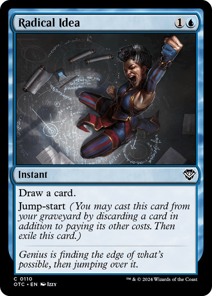 Radical Idea [Outlaws of Thunder Junction Commander] | Jomio and Rueliete's Cards and Comics