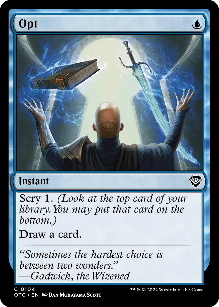 Opt [Outlaws of Thunder Junction Commander] | Jomio and Rueliete's Cards and Comics