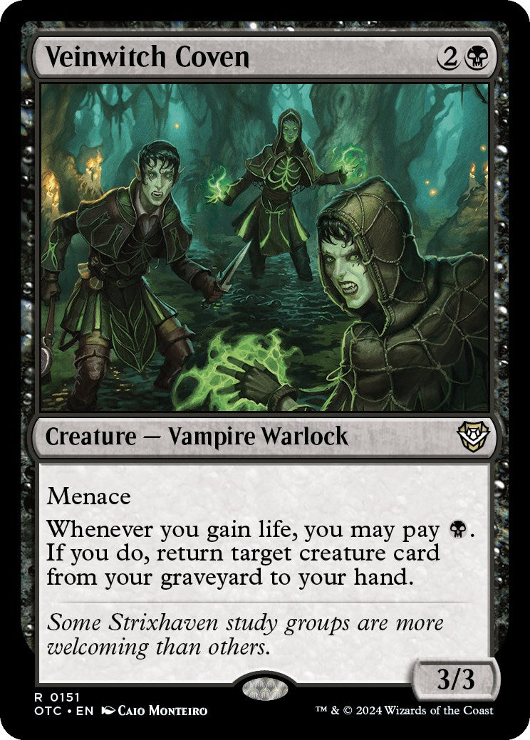 Veinwitch Coven [Outlaws of Thunder Junction Commander] | Jomio and Rueliete's Cards and Comics
