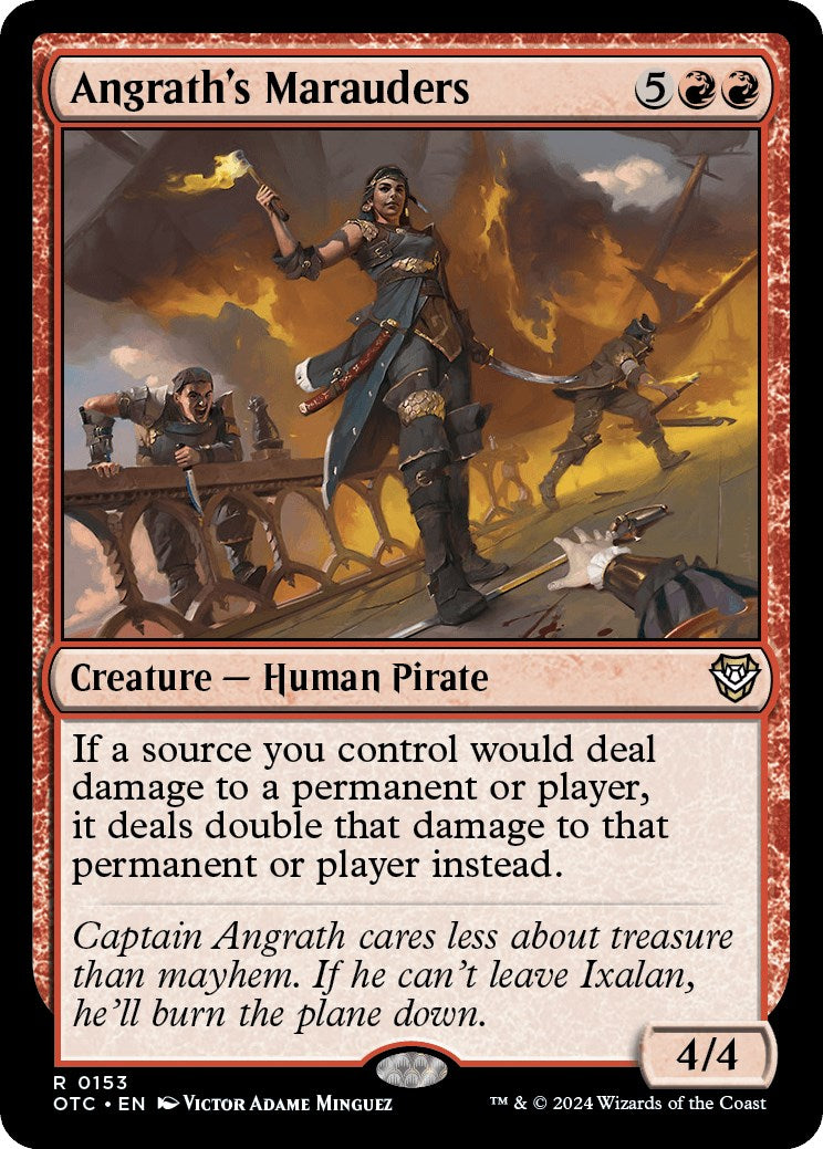 Angrath's Marauders [Outlaws of Thunder Junction Commander] | Jomio and Rueliete's Cards and Comics