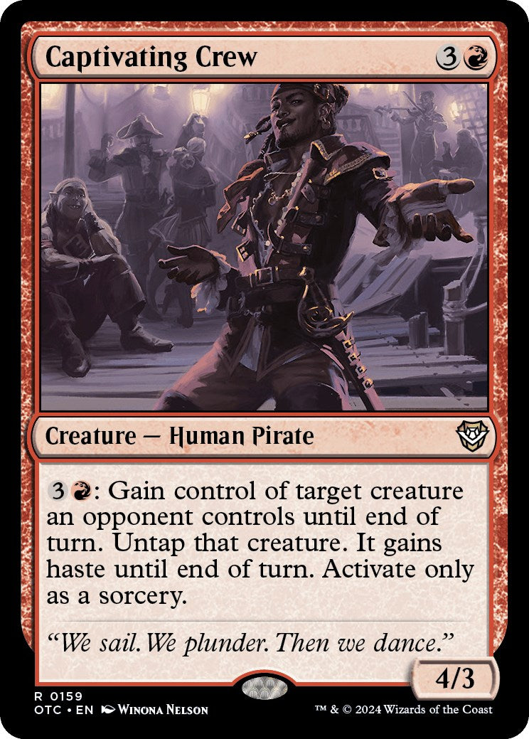 Captivating Crew [Outlaws of Thunder Junction Commander] | Jomio and Rueliete's Cards and Comics