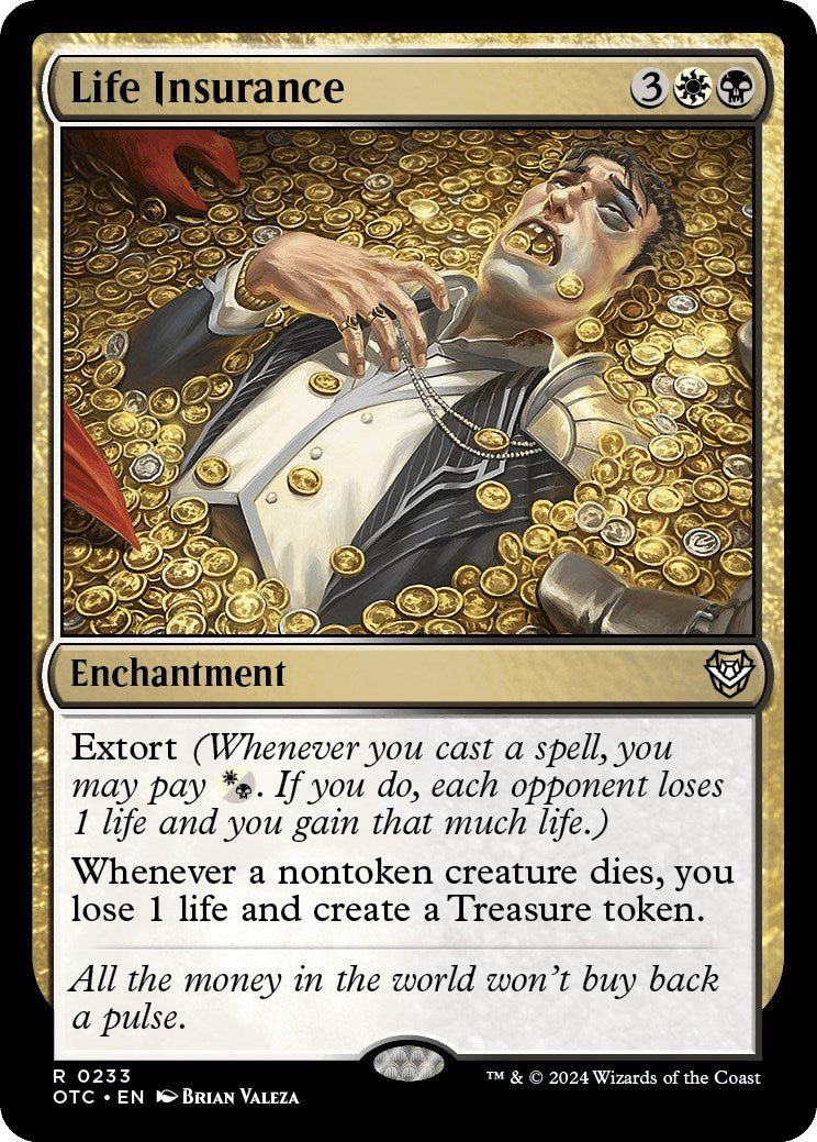 Life Insurance [Outlaws of Thunder Junction Commander] | Jomio and Rueliete's Cards and Comics