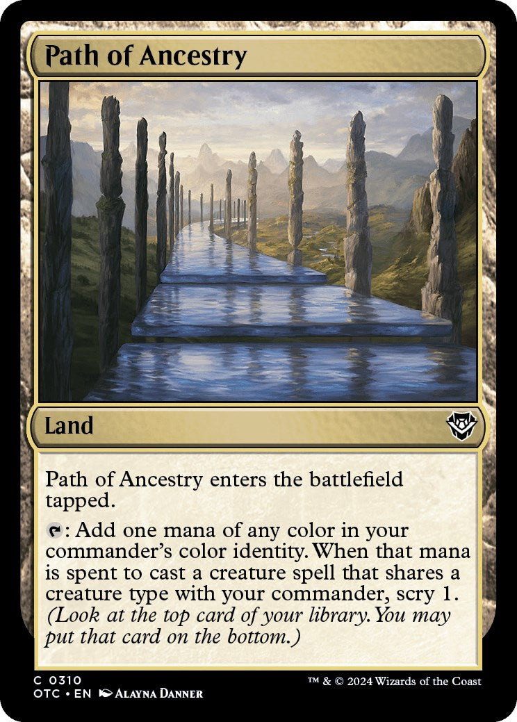 Path of Ancestry [Outlaws of Thunder Junction Commander] | Jomio and Rueliete's Cards and Comics