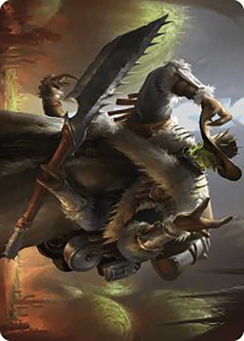Hardbristle Bandit Art Card [Outlaws of Thunder Junction Art Series] | Jomio and Rueliete's Cards and Comics
