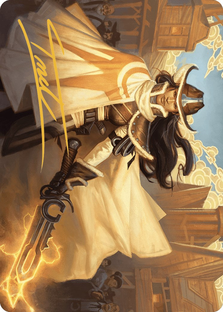 Omenport Vigilante Art Card (Gold-Stamped Signature) [Outlaws of Thunder Junction Art Series] | Jomio and Rueliete's Cards and Comics