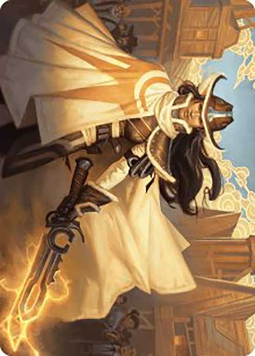 Omenport Vigilante Art Card [Outlaws of Thunder Junction Art Series] | Jomio and Rueliete's Cards and Comics