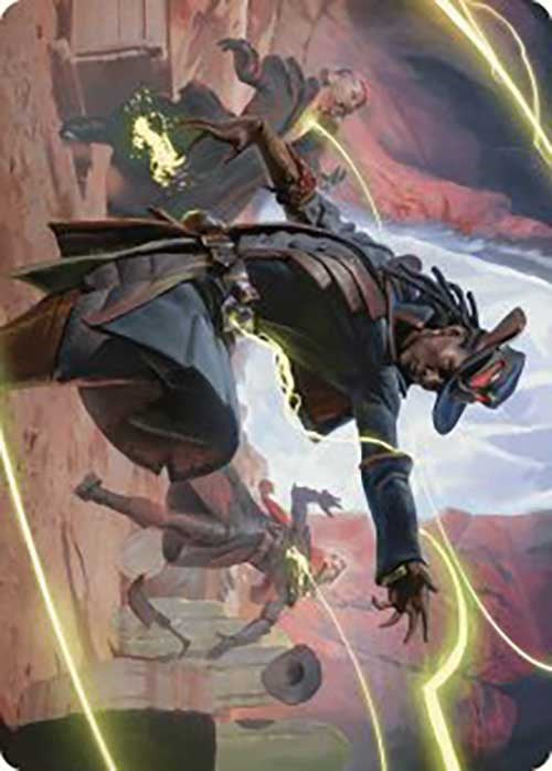 Lilah, Undefeated Slickshot Art Card [Outlaws of Thunder Junction Art Series] | Jomio and Rueliete's Cards and Comics