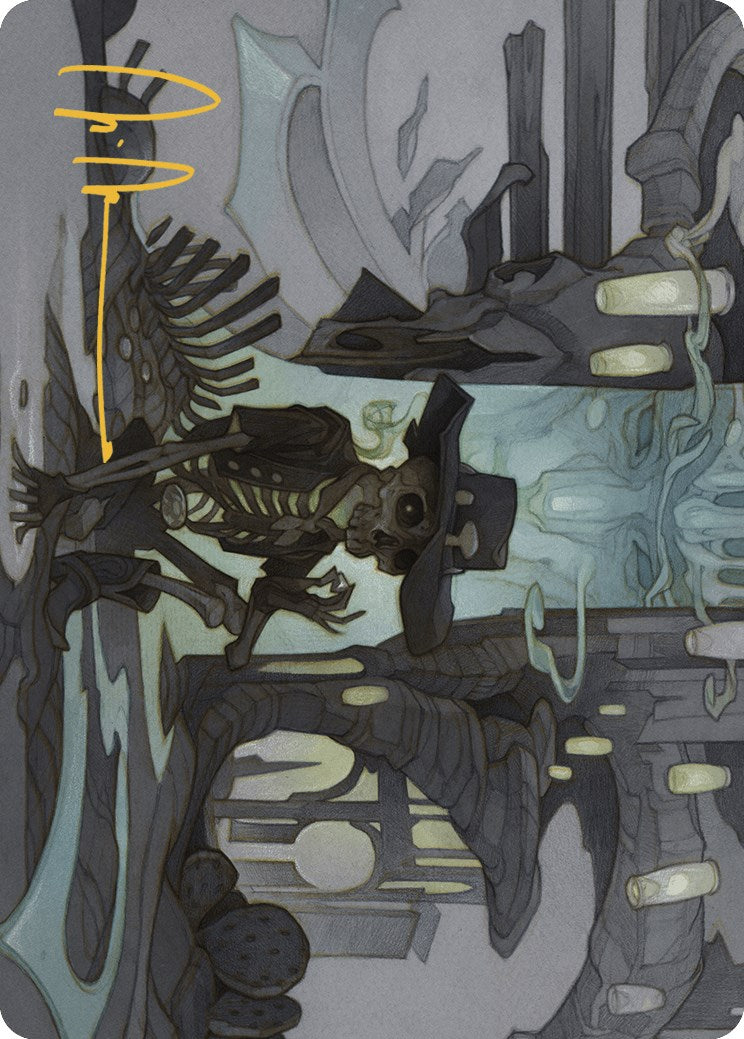 Tinybones Joins Up Art Card (Gold-Stamped Signature) [Outlaws of Thunder Junction Art Series] | Jomio and Rueliete's Cards and Comics
