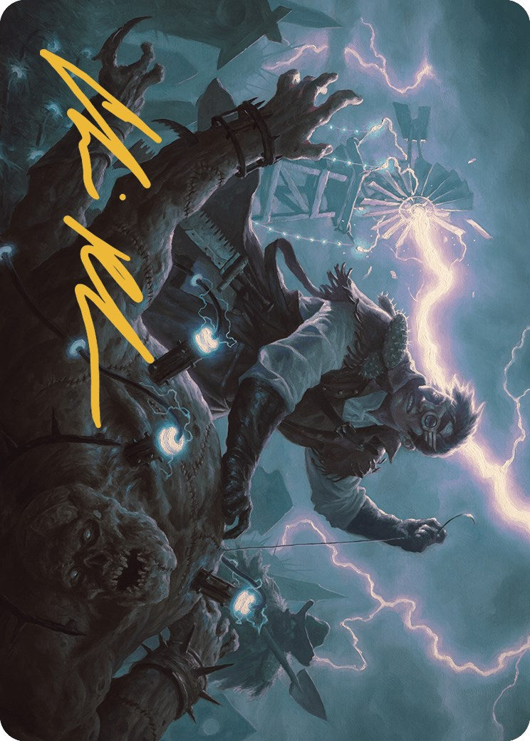 Geralf, the Fleshwright Art Card (Gold-Stamped Signature) [Outlaws of Thunder Junction Art Series] | Jomio and Rueliete's Cards and Comics