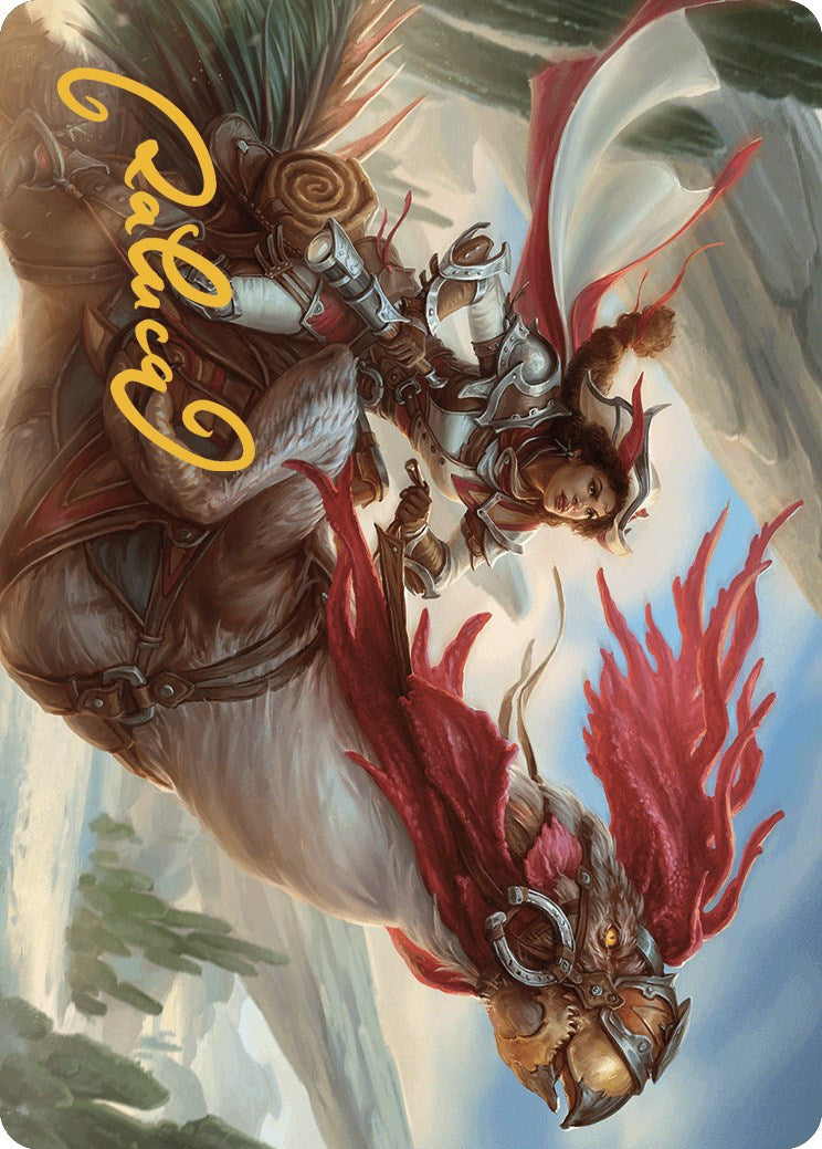 Frontier Seeker Art Card (Gold-Stamped Signature) [Outlaws of Thunder Junction Art Series] | Jomio and Rueliete's Cards and Comics