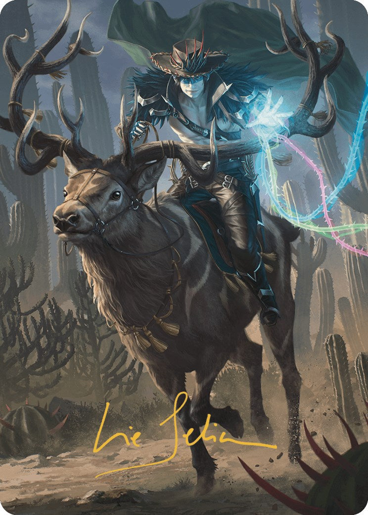 Oko, the Ringleader Art Card (54/54) (Gold-Stamped Signature) [Outlaws of Thunder Junction Art Series] | Jomio and Rueliete's Cards and Comics