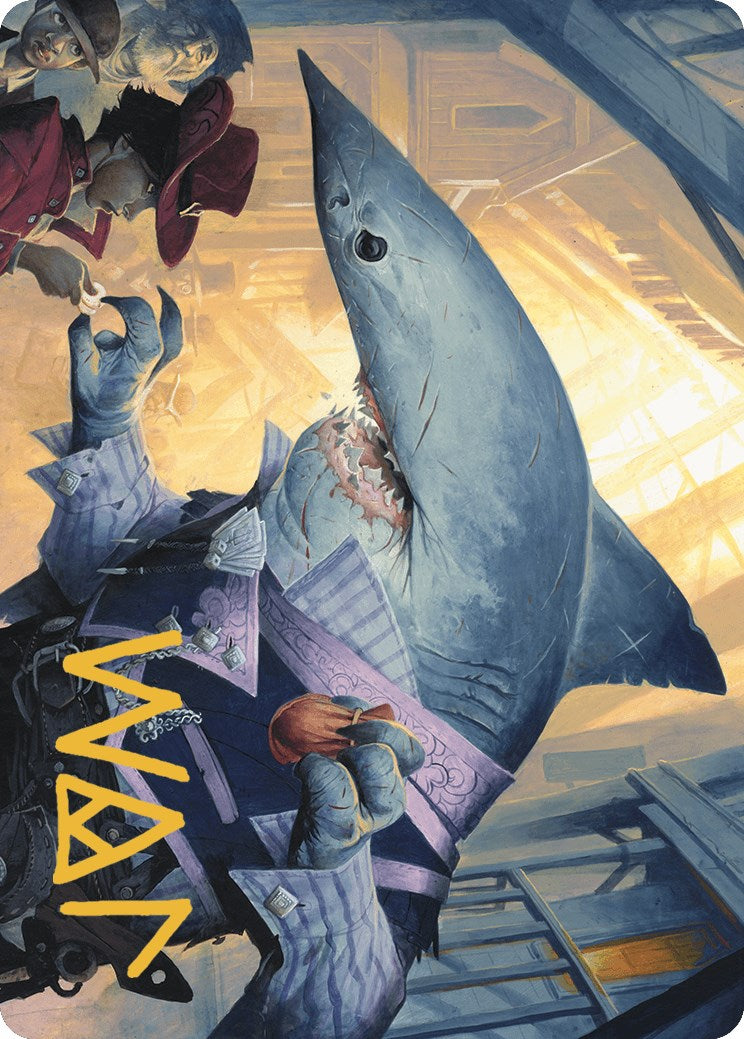 Loan Shark Art Card (Gold-Stamped Signature) [Outlaws of Thunder Junction Art Series] | Jomio and Rueliete's Cards and Comics