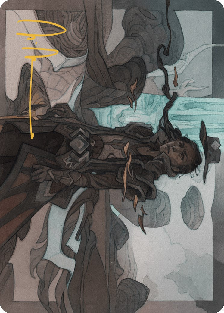 Annie Joins Up Art Card (Gold-Stamped Signature) [Outlaws of Thunder Junction Art Series] | Jomio and Rueliete's Cards and Comics