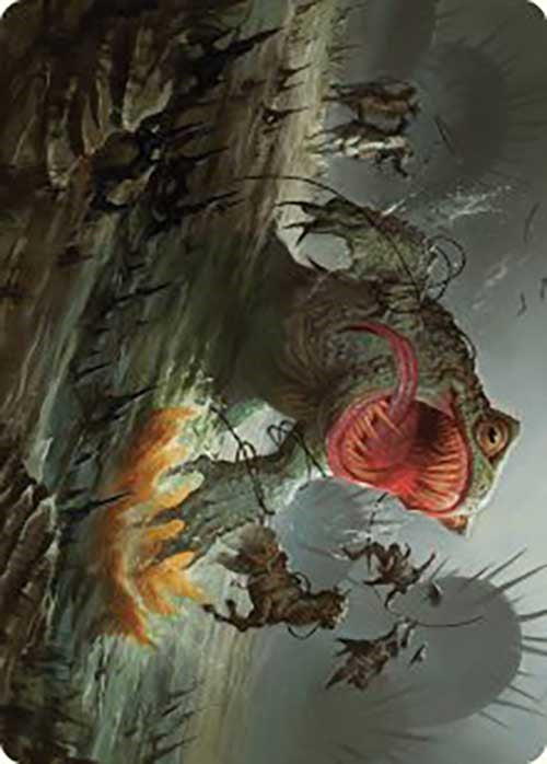 The Gitrog, Ravenous Ride Art Card [Outlaws of Thunder Junction Art Series] | Jomio and Rueliete's Cards and Comics
